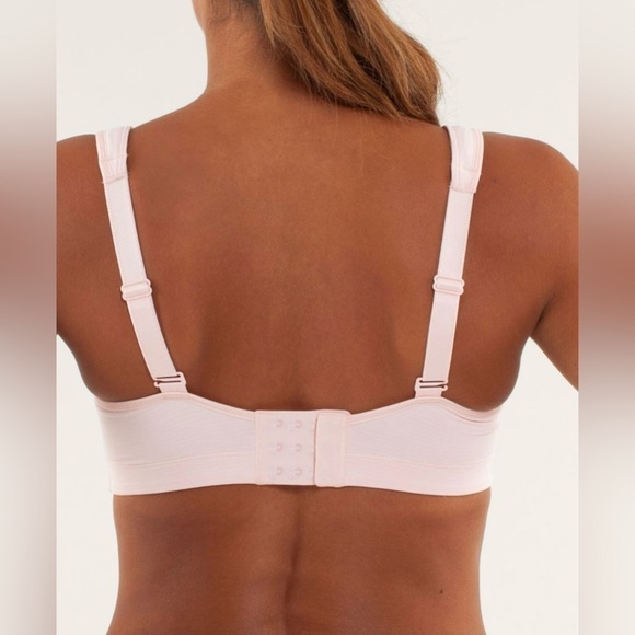 Lululemon Ta Ta Tamer III Tonka Stripe Pretty Pink Womens  Size 32 - Picture 2 of 15